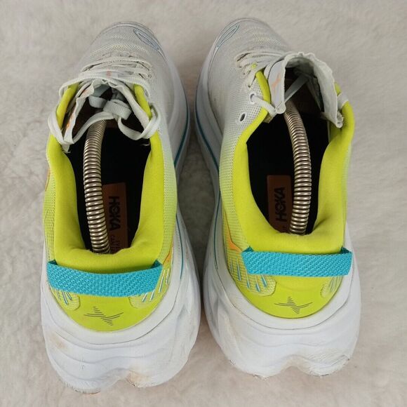 HOKA One Mens BONDI X WHITE  RUNNING SHOES  Size 10D - Picture 6 of 15